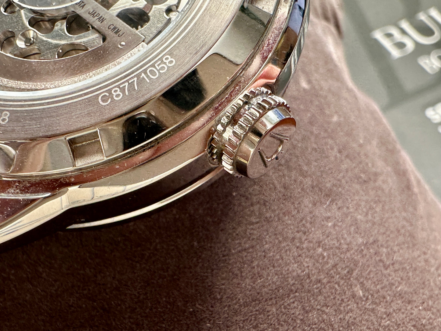 Mens Bulova Mens Classic Sutton Automatic Skeleton Silver Wristwatch C8771058