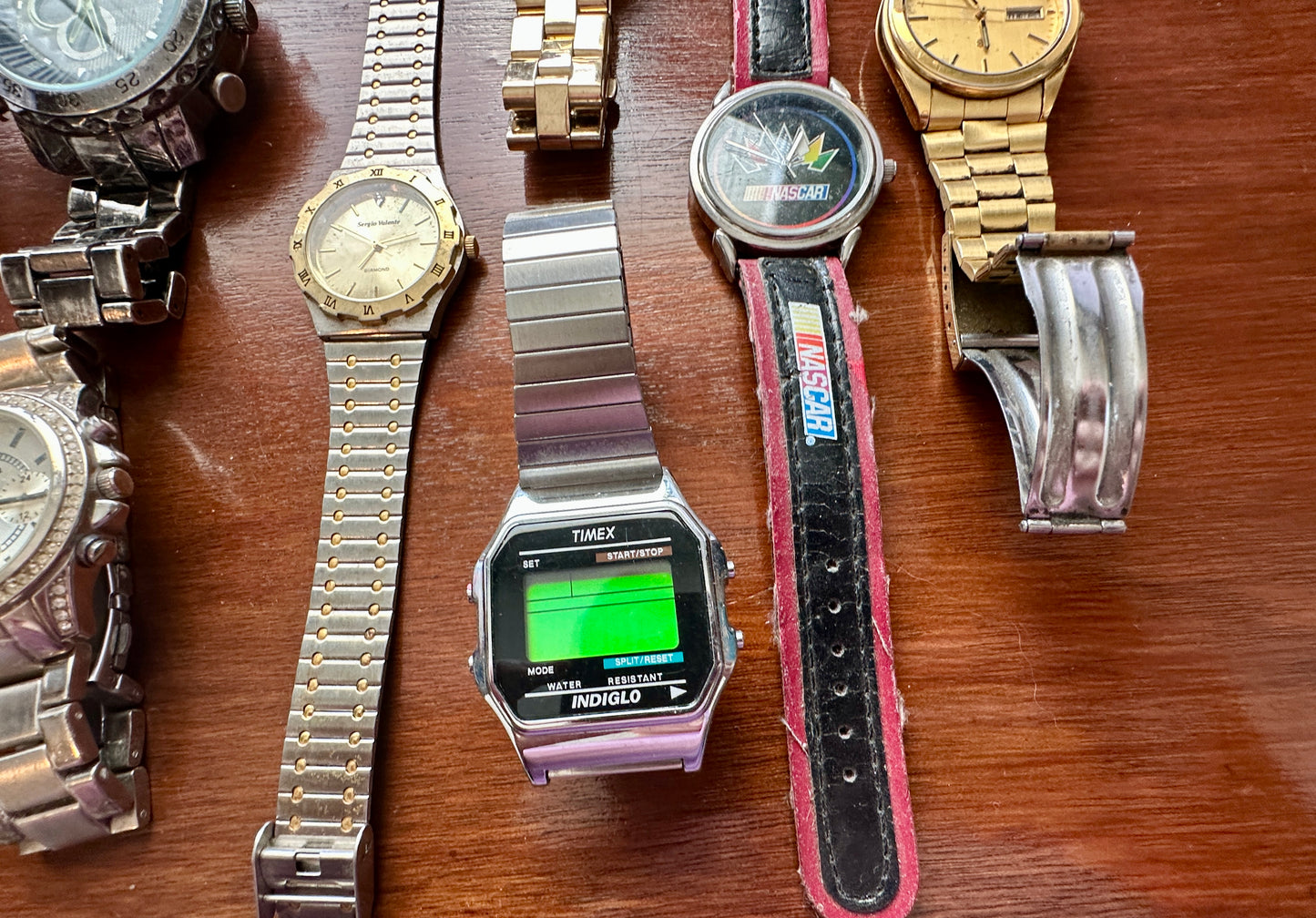 Vintage to Now Mens Wristwatch Watch Lot Quartz Seiko Chronograph Marc Jacobs