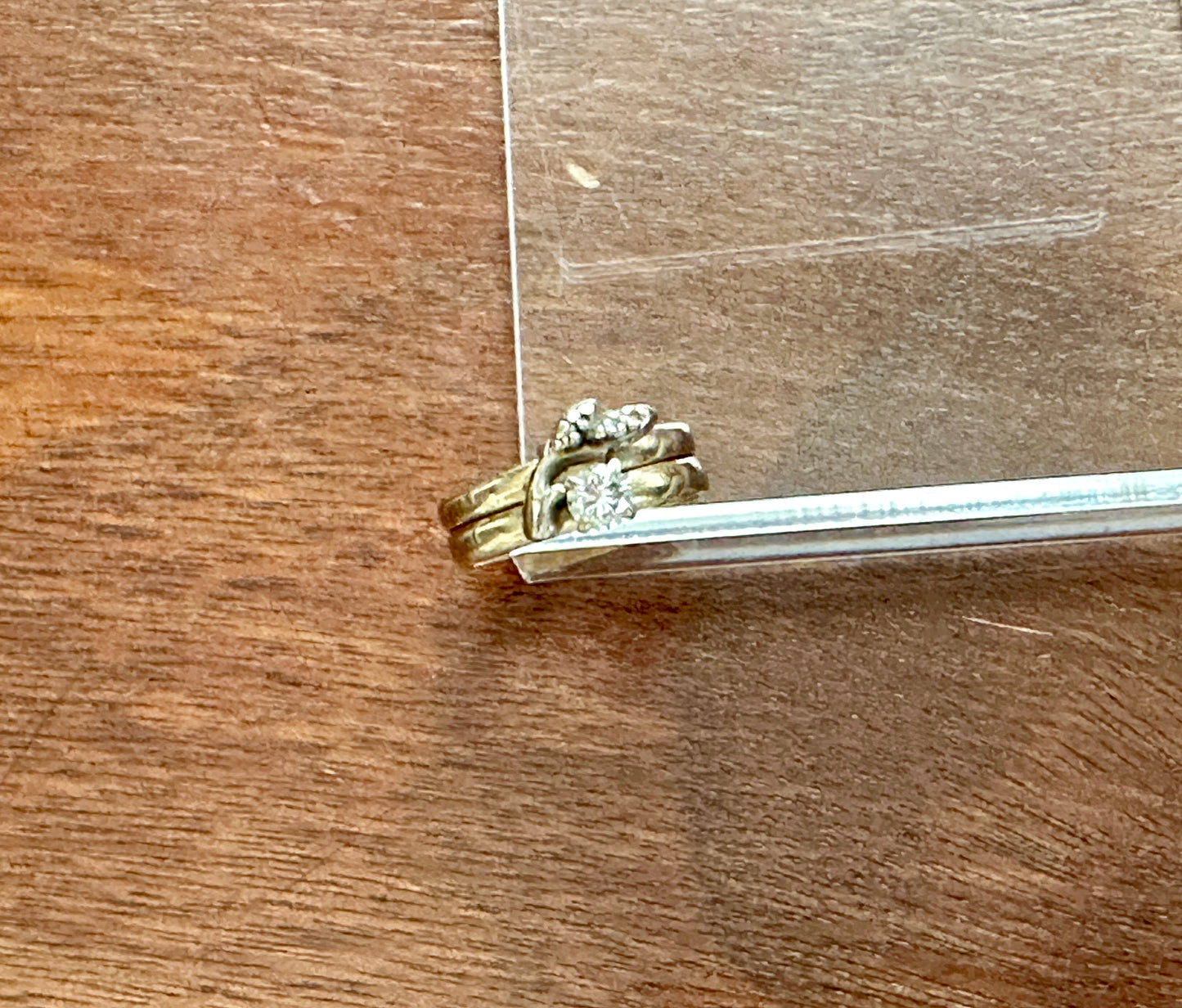 LDI Vintage 14k Yellow Gold .25ct Diamond Solitaire Wedding Engagement Ring Sz 5