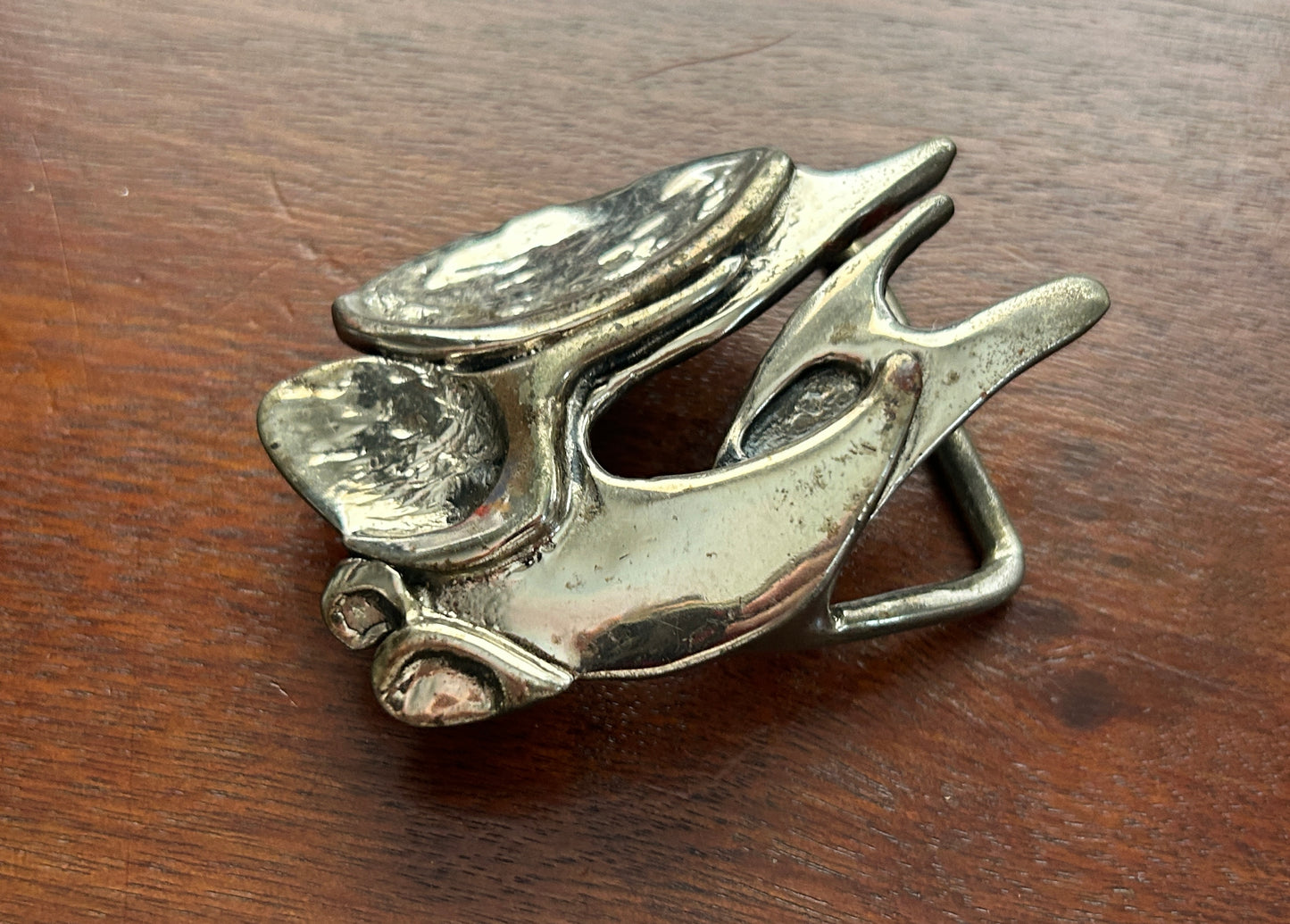 Vintage Andre Van Bergeijk Brutalist Modern Belt Buckle