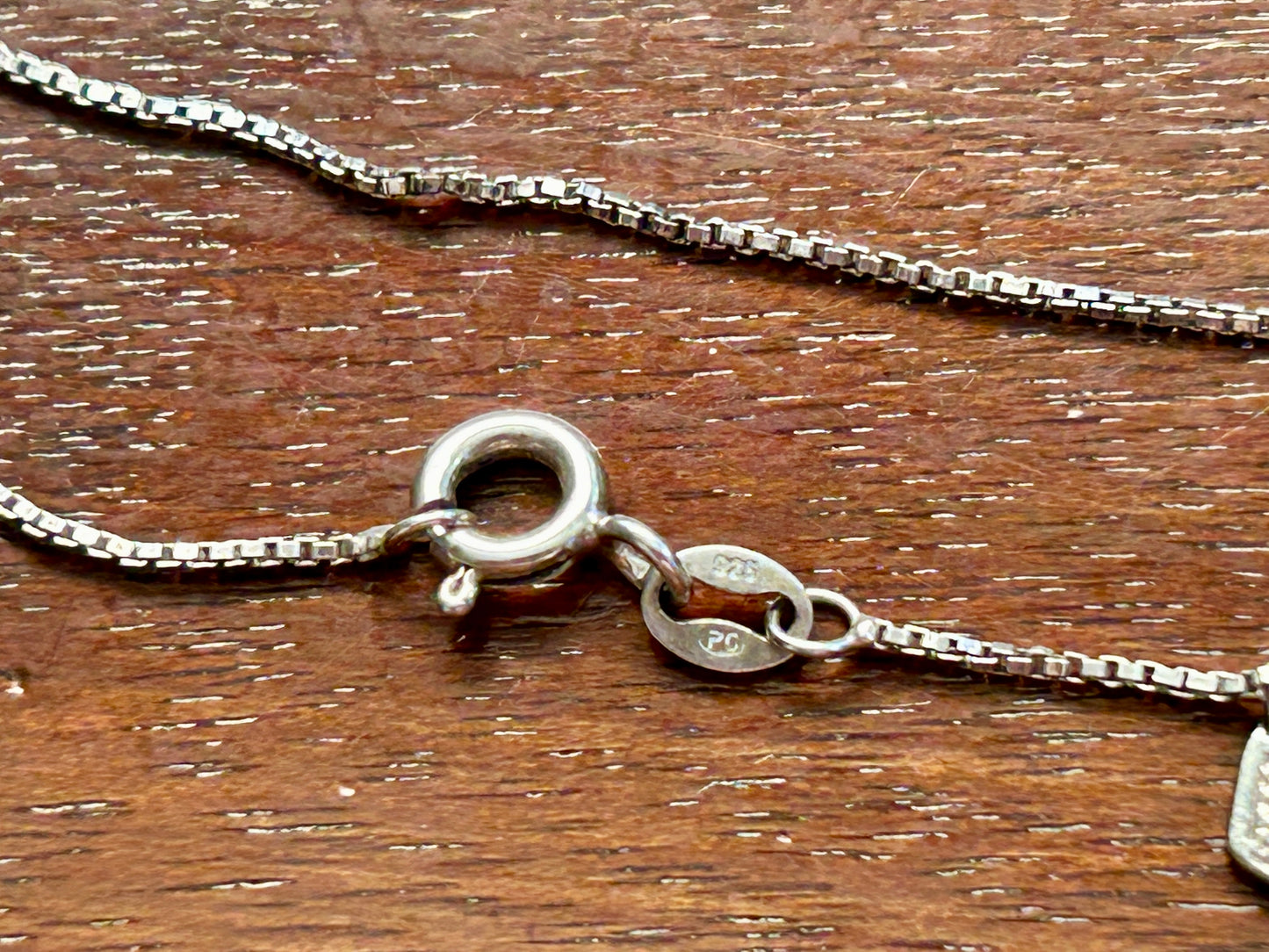 Sterling Silver 925 Heart Shaped Sweet Sixteen Pendant Necklace Box Chain