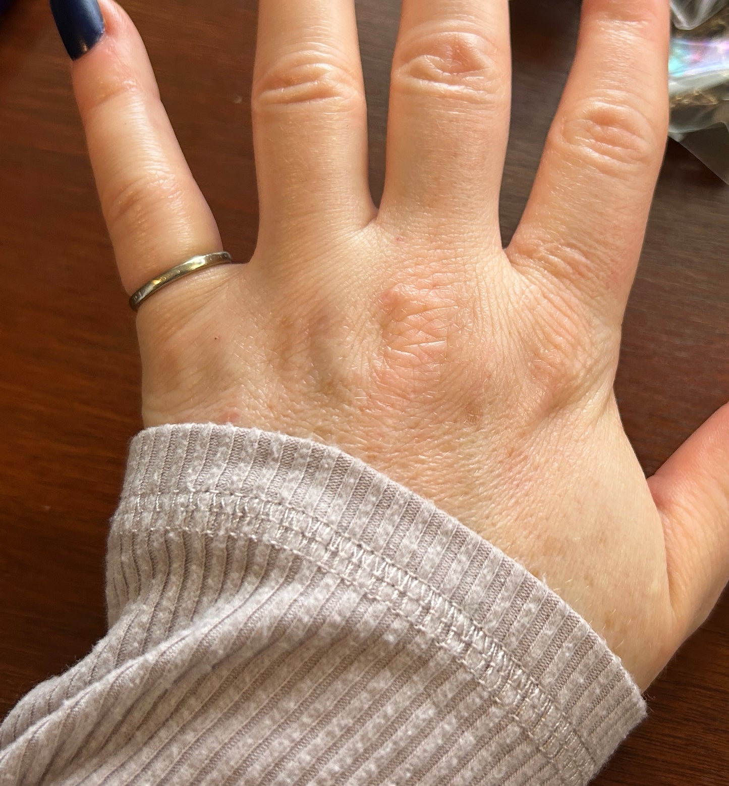 Vintage Virginia 18k White Gold Wedding Band Ring Sz 5.25