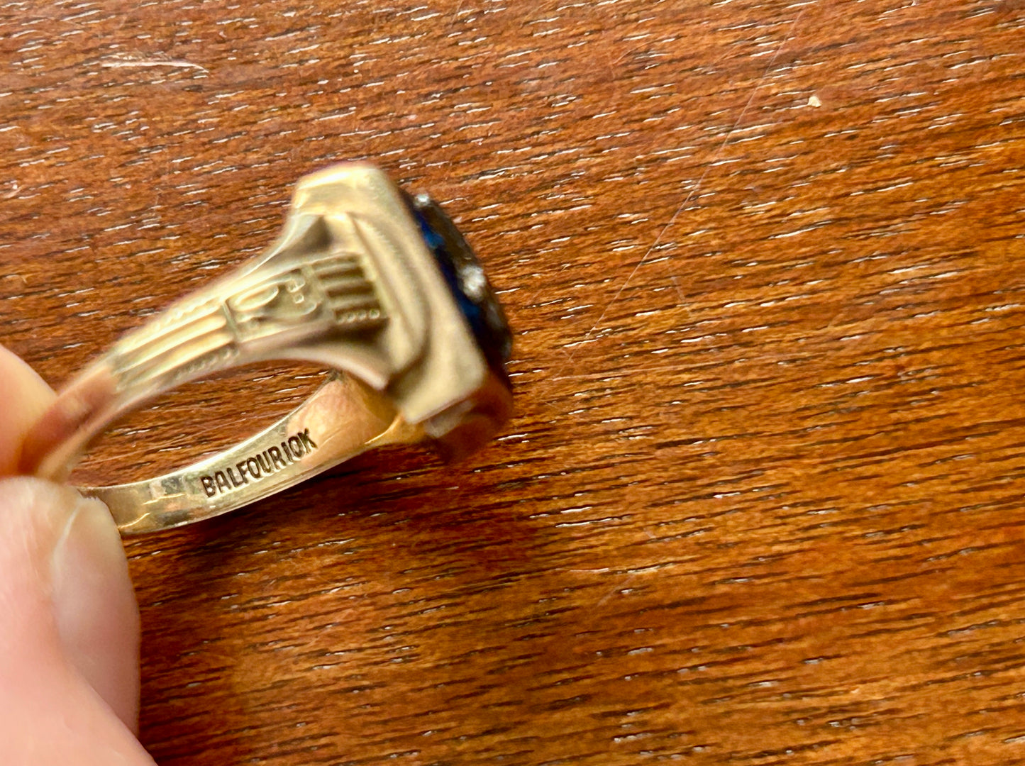 Vintage 1962 10k Yellow Gold PA School Class Ring Balfour Sz 6