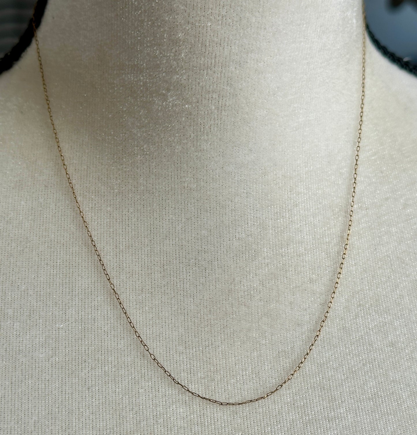 Vintage 1/20 14k Yellow Gold Filled Chain Link Necklace