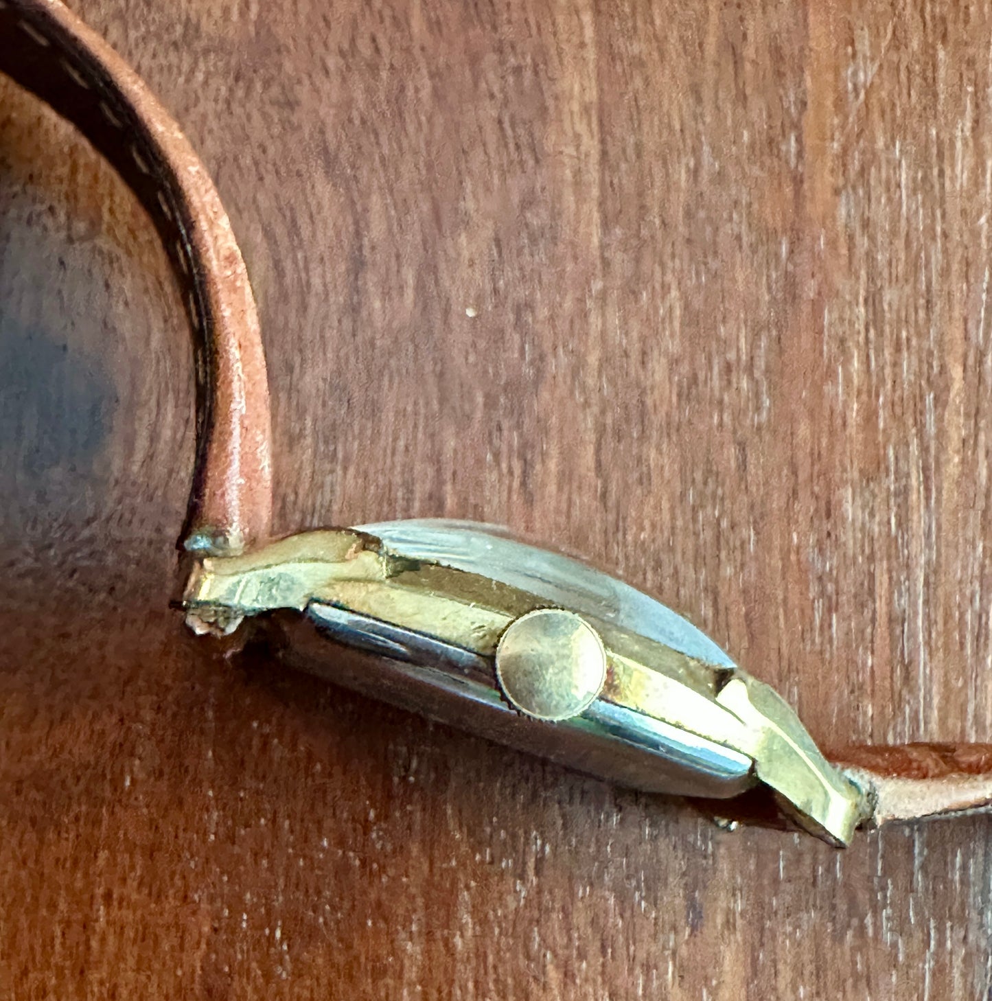 Vintage Mens 10k Yellow Rolled Gold Elgin Wristwatch Watch 17j
