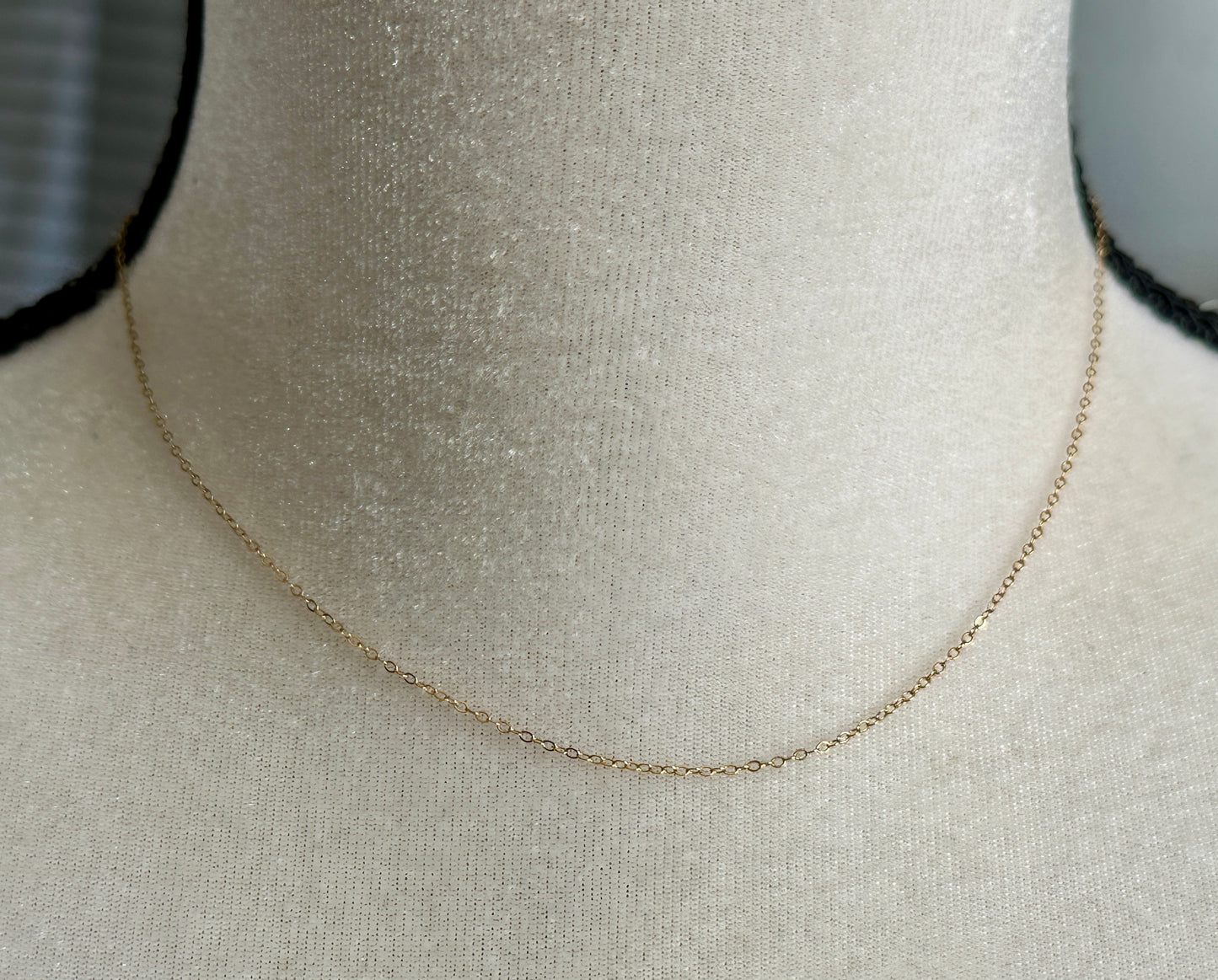 Vintage 1/20 14k Yellow Gold Filled Chain Link Necklace