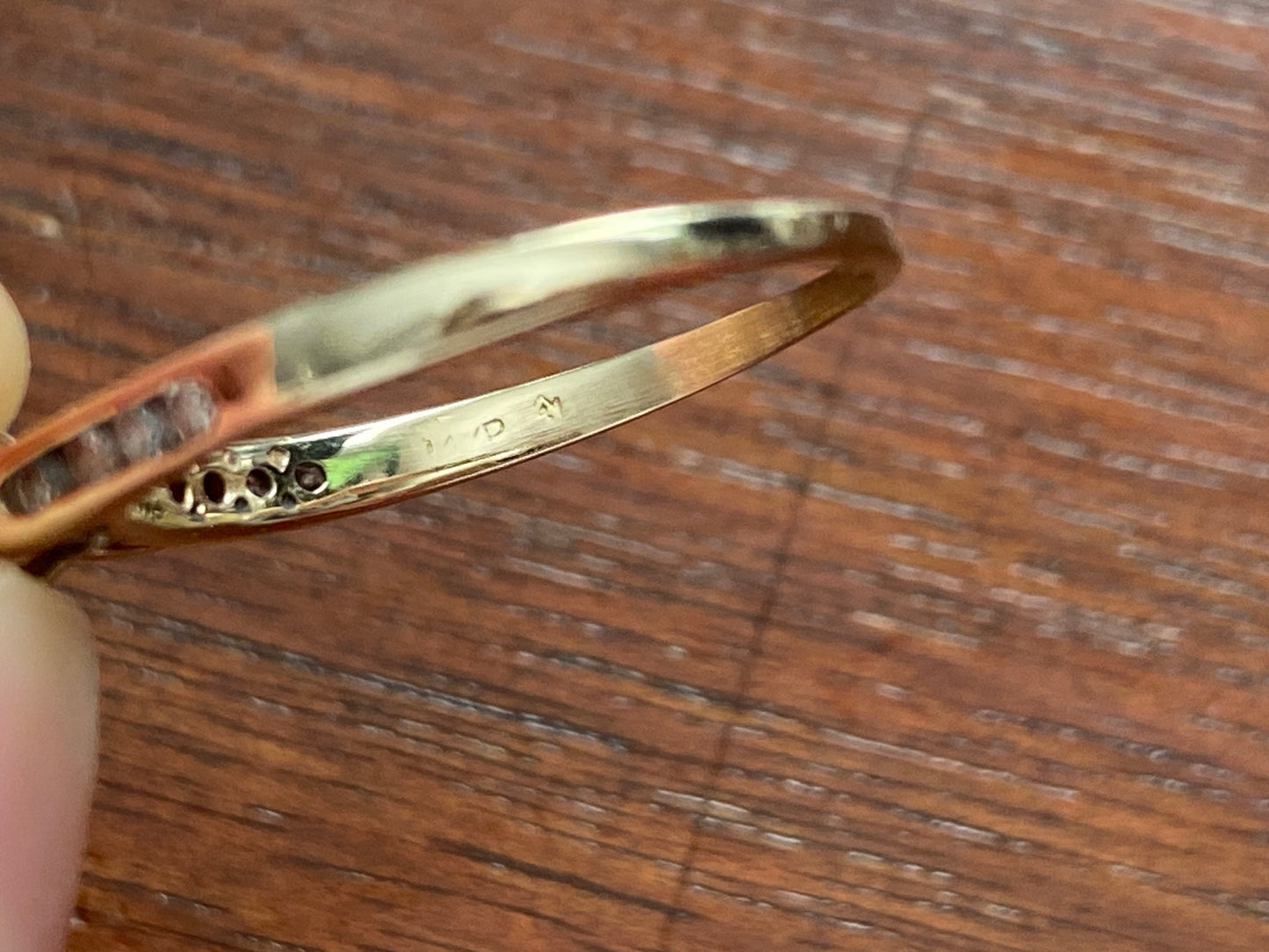 14k Yellow Gold .40ctw Round Diamond Engagement Ring Sz 6
