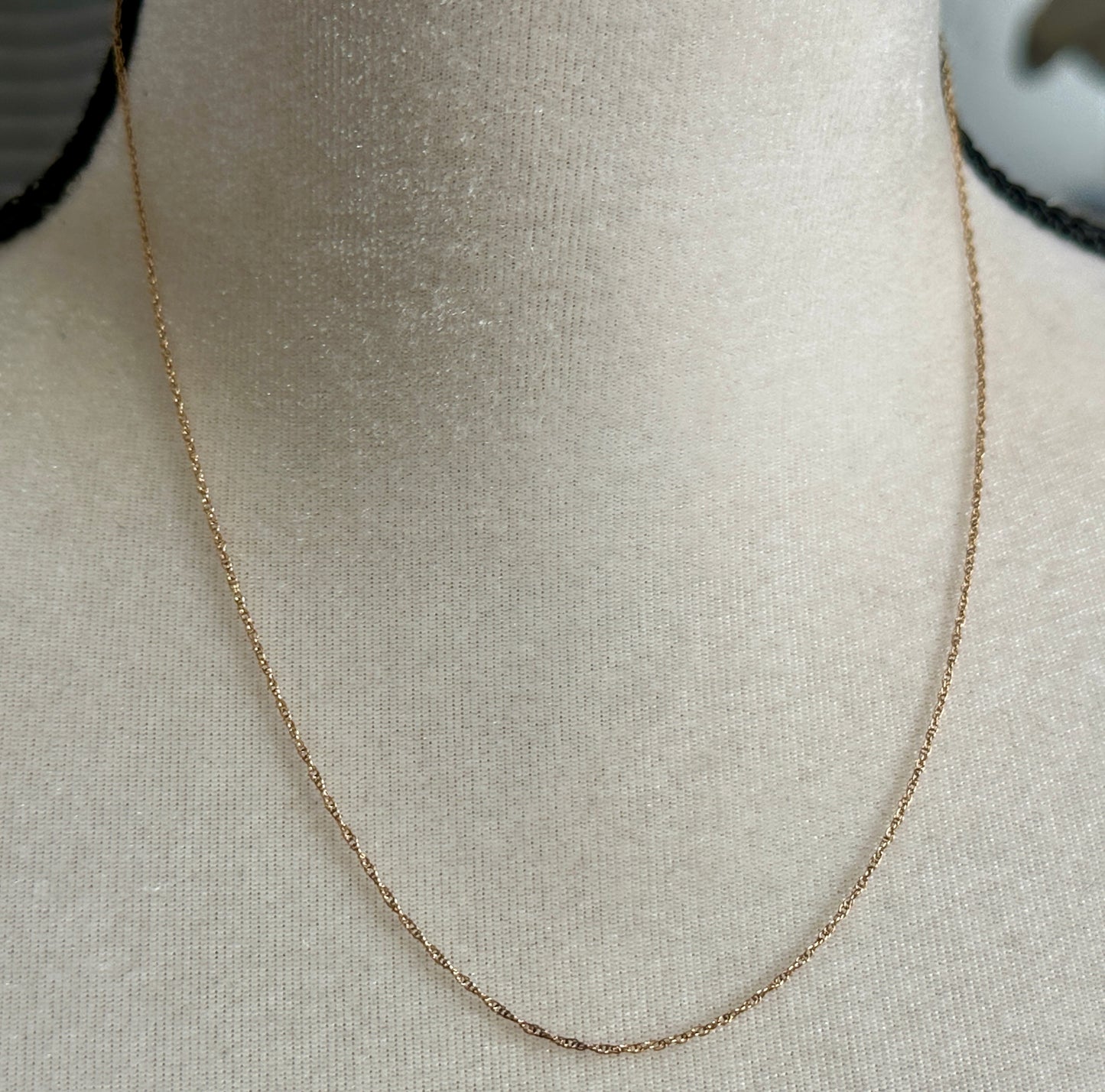 Vintage 1/20 14k Yellow Gold Filled Chain Link Necklace