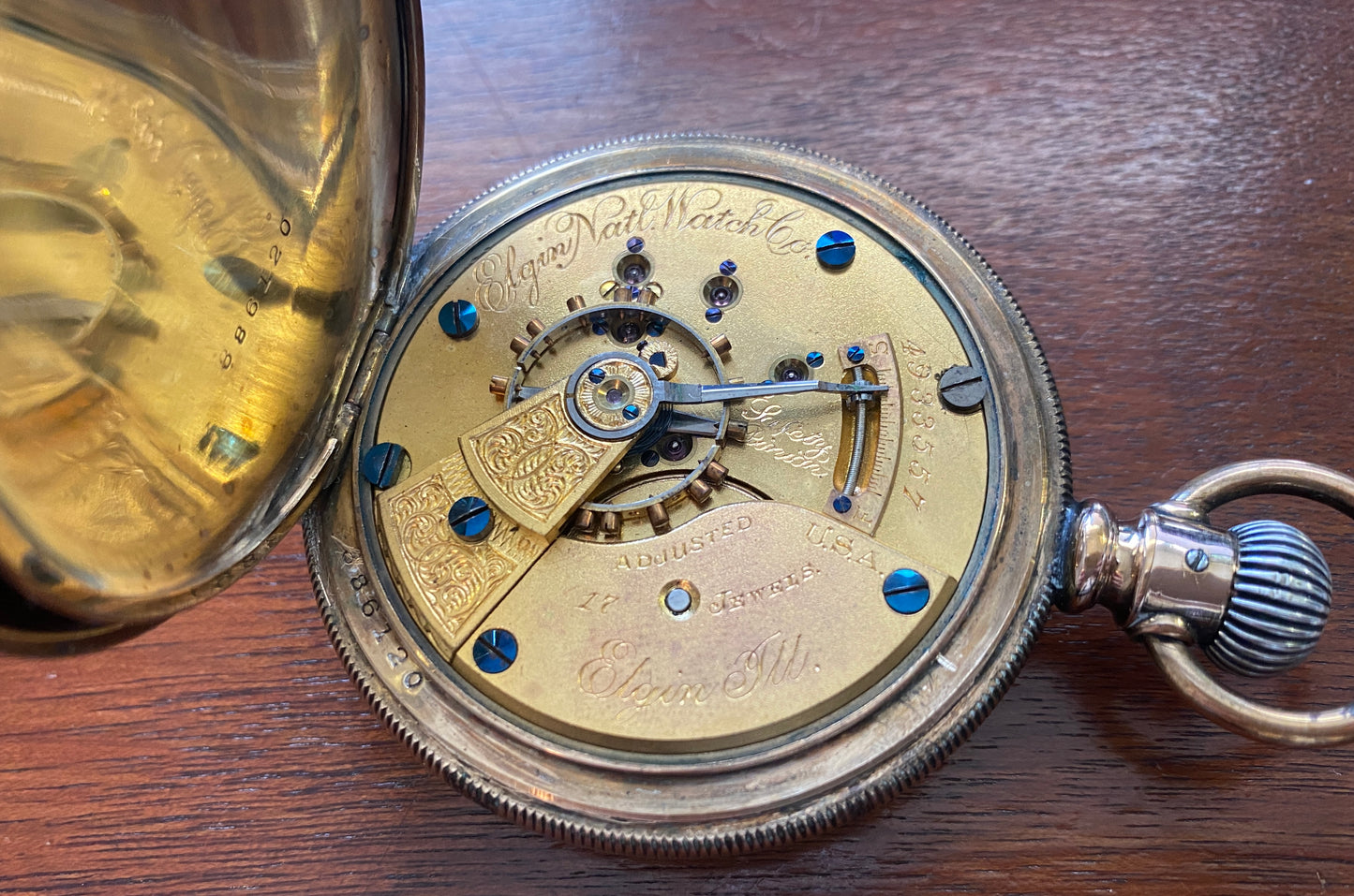 1893 Elgin Natl Grade 125 18s 17j Pocket Watch