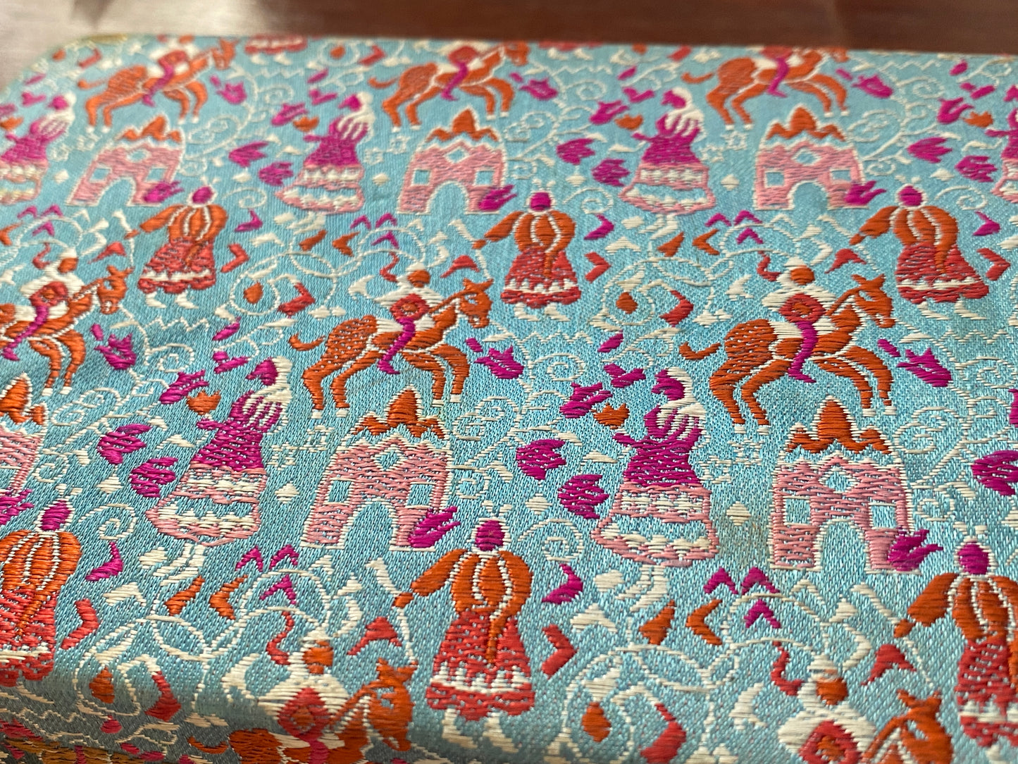Vintage Princess Pride Creations Embroidered Horse Jewelry Box