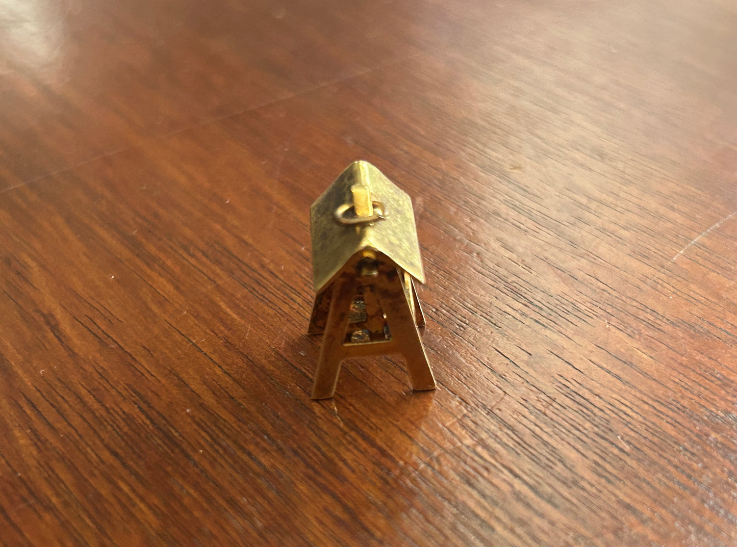 Retro Style Gold Tone Swing Charm Swing Moves
