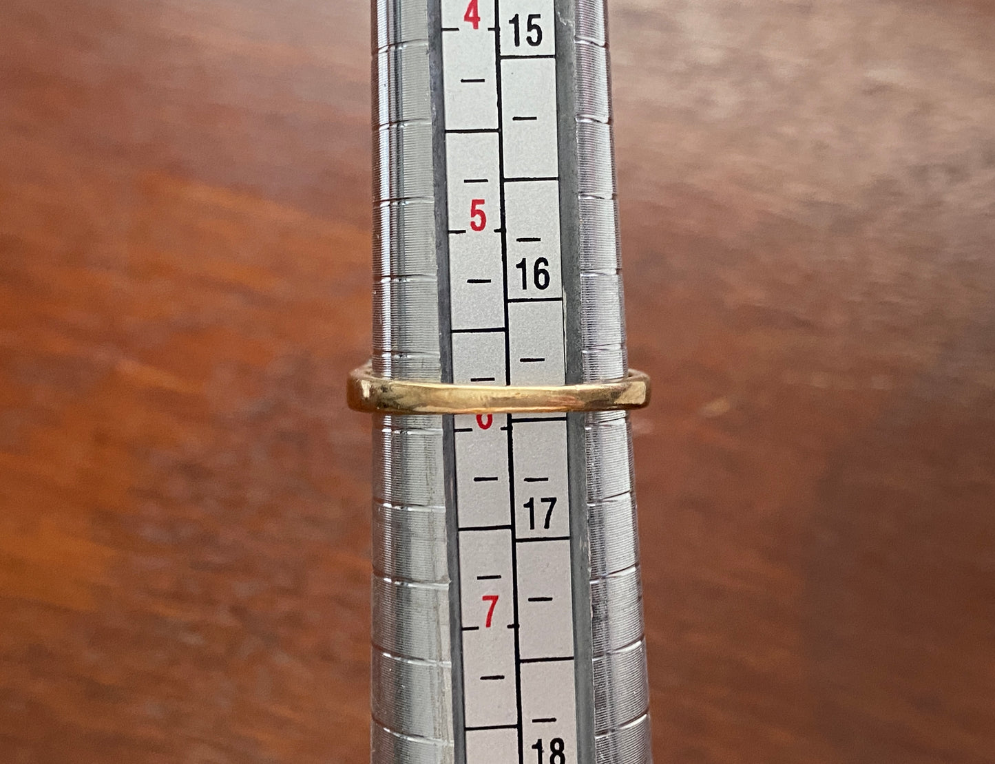 10k Yellow Gold 2 Row Graduating Size Diamond Ring Sz 6