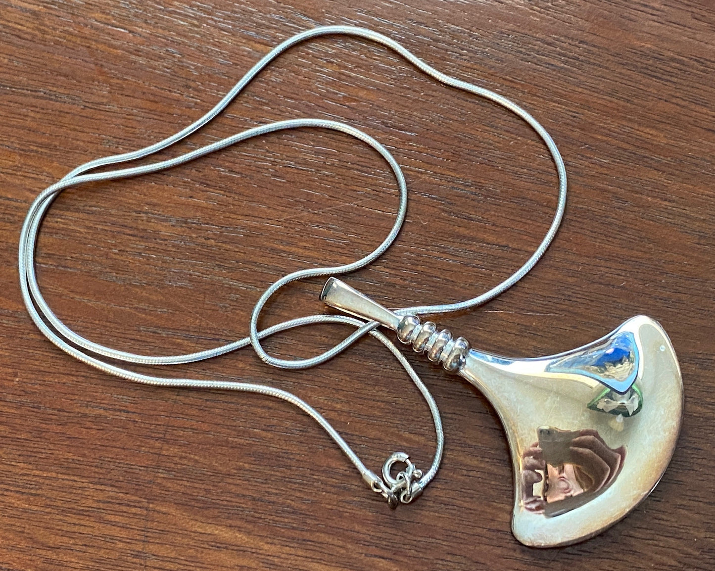 Robert Lee Morris RLM Studio Sterling Silver 925 Pendant Necklace Modern