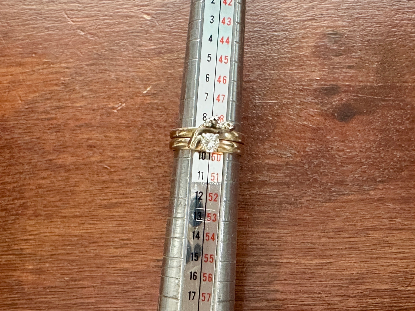 LDI Vintage 14k Yellow Gold .25ct Diamond Solitaire Wedding Engagement Ring Sz 5
