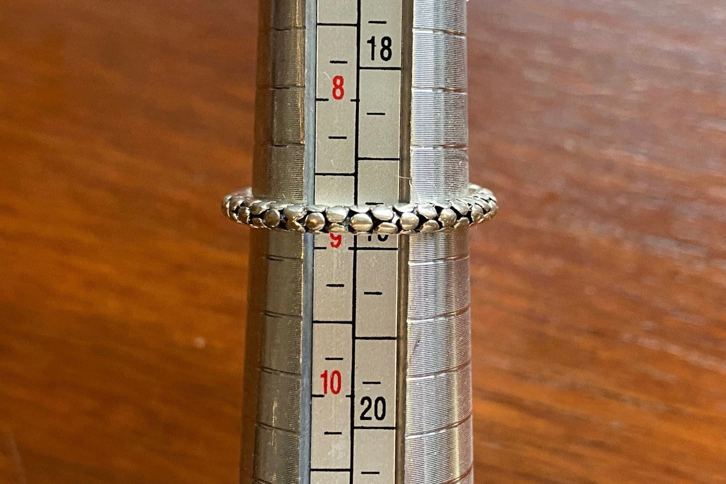 Designer Michael Dawkins Sterling Silver 925 Modern Stacking Band Ring Sz 9