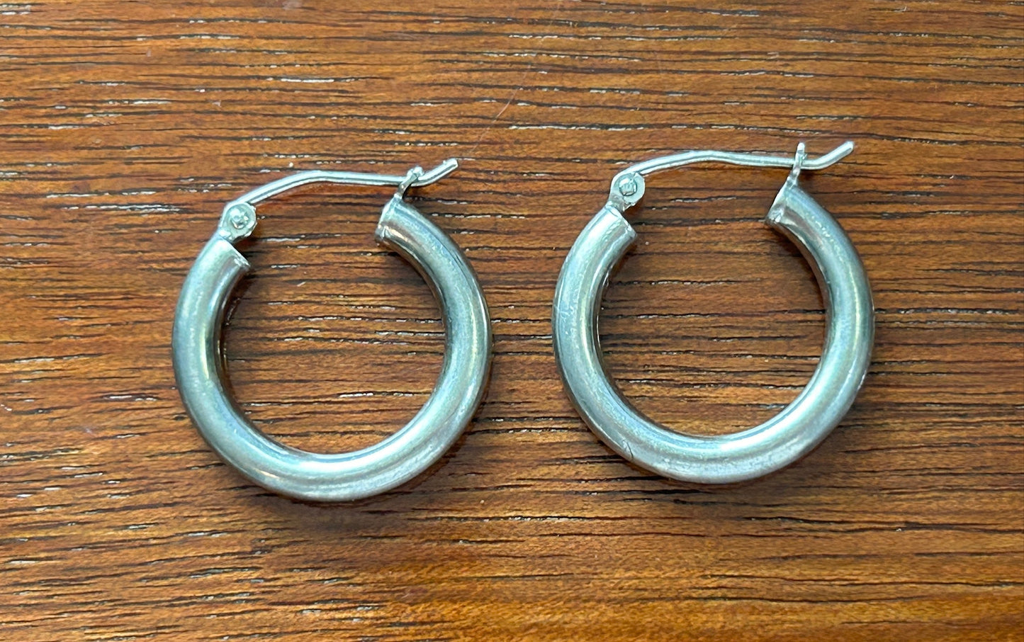 Sterling Silver 925 Small Medium Hoop Pierced Earrings