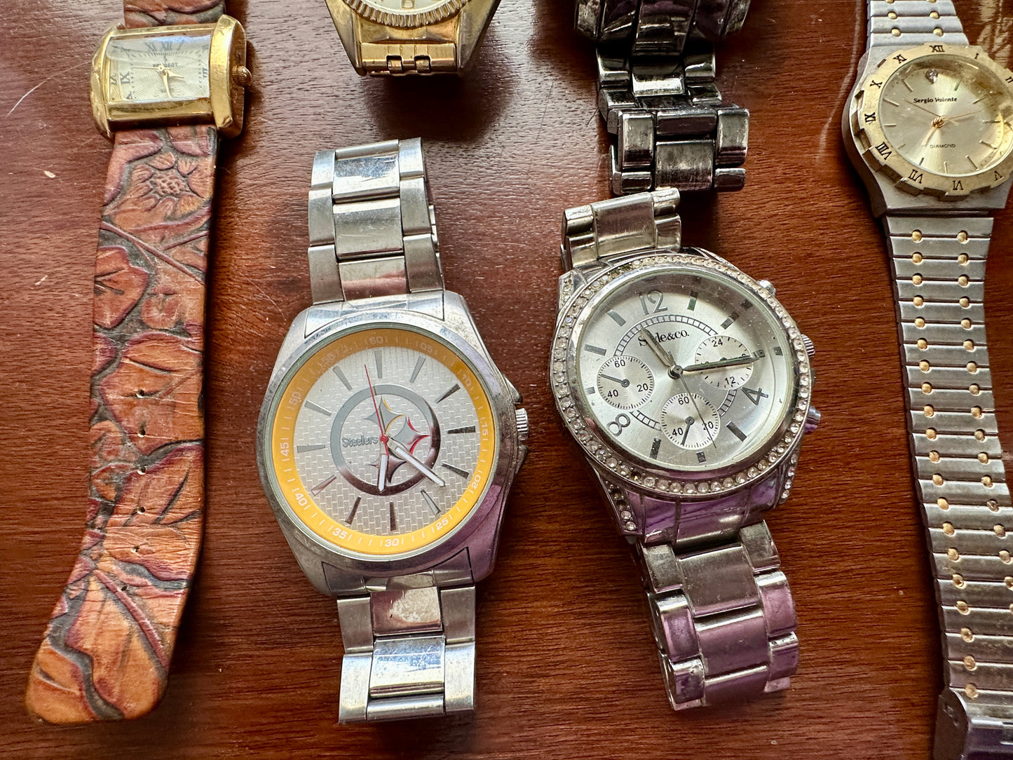 Vintage to Now Mens Wristwatch Watch Lot Quartz Seiko Chronograph Marc Jacobs