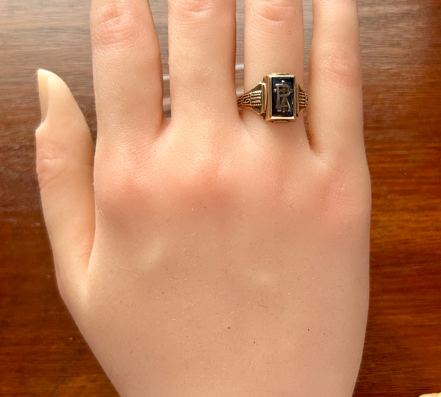 Vintage 1962 10k Yellow Gold PA School Class Ring Balfour Sz 6