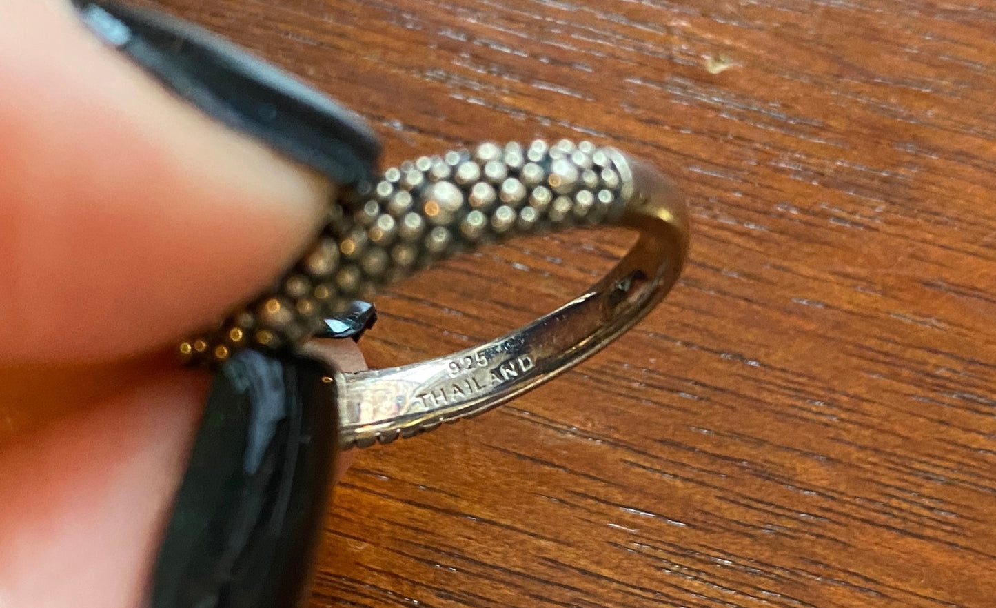 Michael Dawkins Sterling Silver 925 Modernist Ring Sz 9