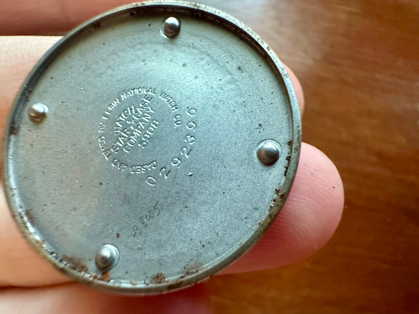 Vintage Elgin Deluxe Shockmaster 685 Military Watch Damaged