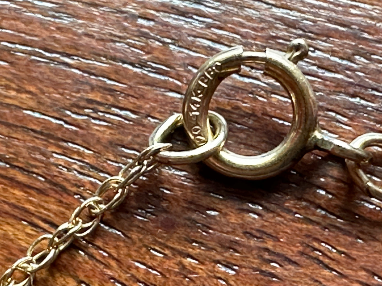 Vintage 1/20 14k Yellow Gold Filled Chain Link Necklace
