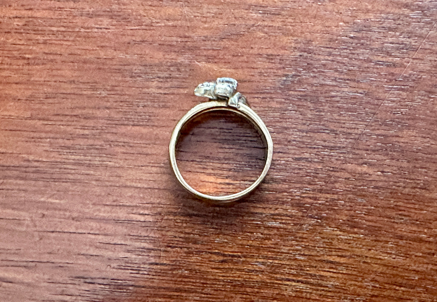 LDI Vintage 14k Yellow Gold .25ct Diamond Solitaire Wedding Engagement Ring Sz 5