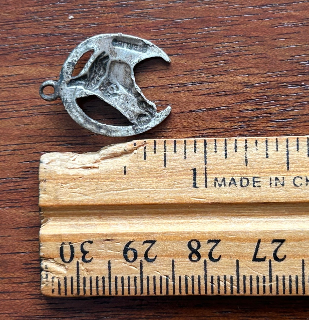 Vintage Sterling Silver 925 Horse Horseshoe Relief Cut Out Bust Necklace Pendant