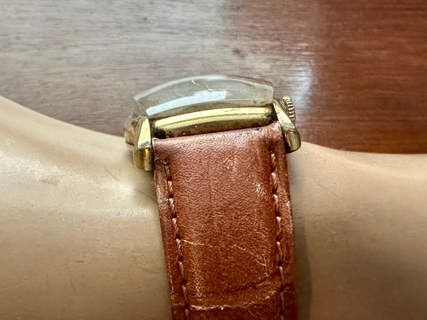 Vintage Mens 10k Yellow Rolled Gold Elgin Wristwatch Watch 17j