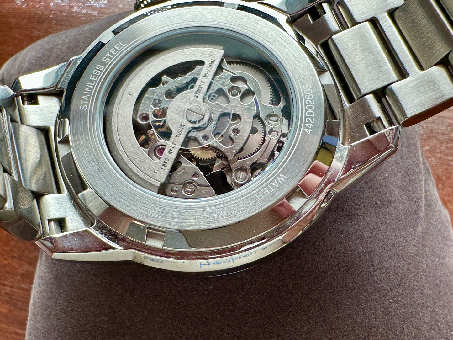 Mens Bulova Mens Classic Sutton Automatic Skeleton Silver Wristwatch C8771058