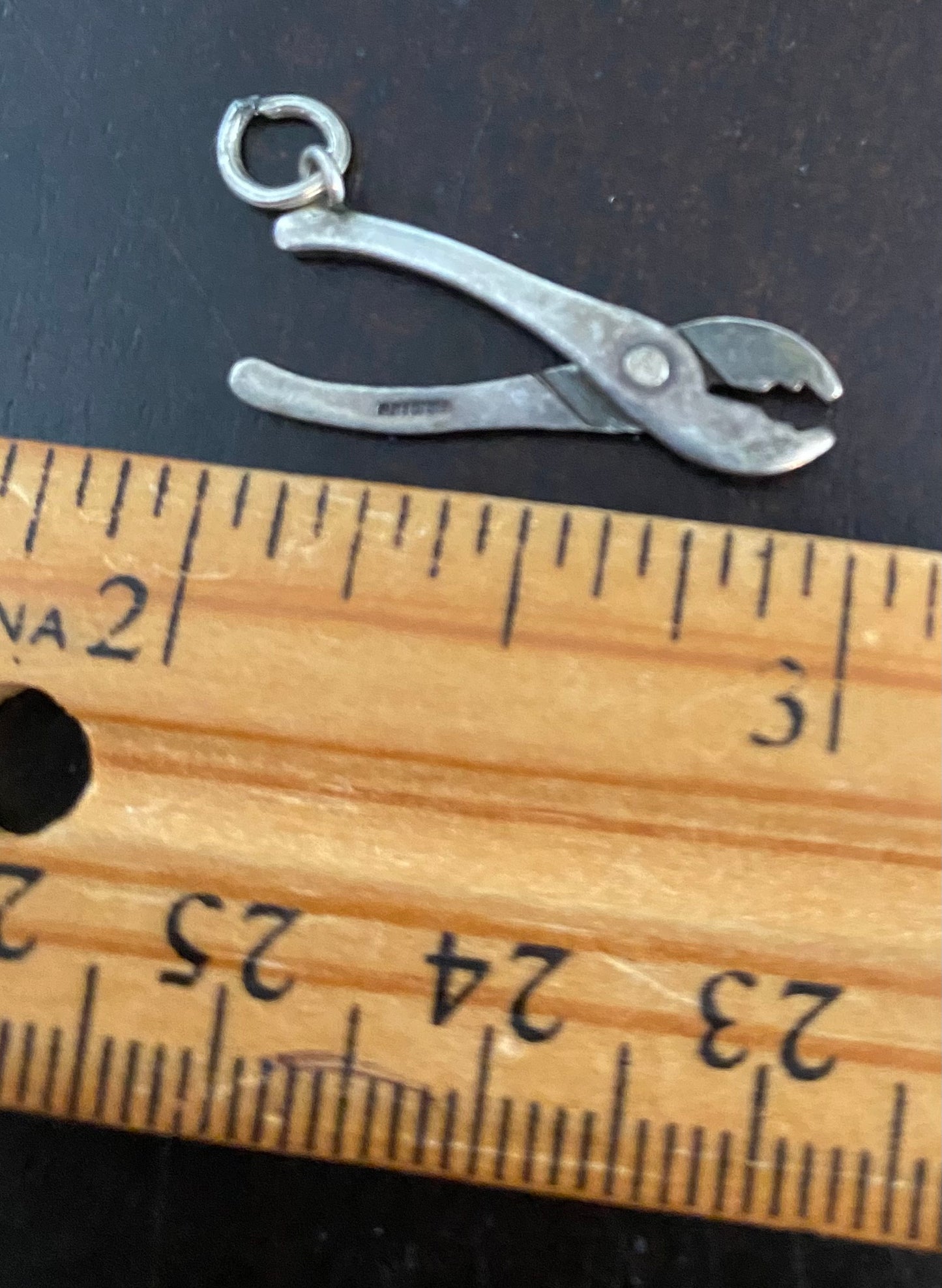Sterling Silver 925 Wrench Tool Pliers Charm
