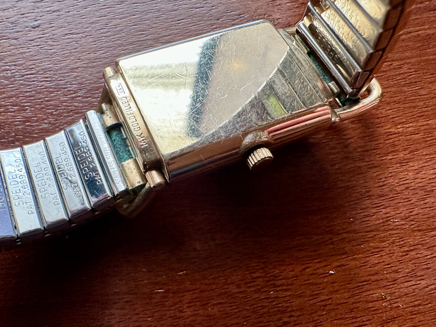 Vintage Hamilton S&W 14k Yellow Gold Filled Wristwatch Watch Case 10k GF Band