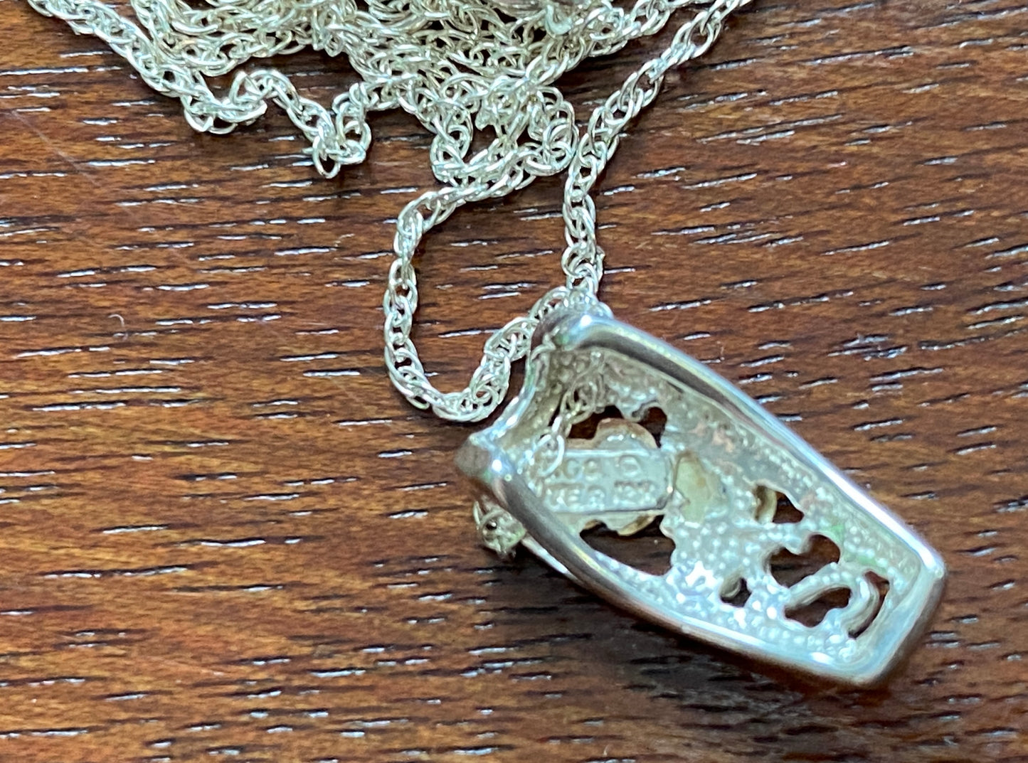 Sterling Silver 925 12k Gold Black Hills Gold Pendant Necklace
