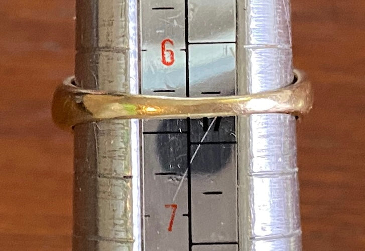 Damaged 10k Yellow Gold Bypass Modern Style Ring Sz 6.25