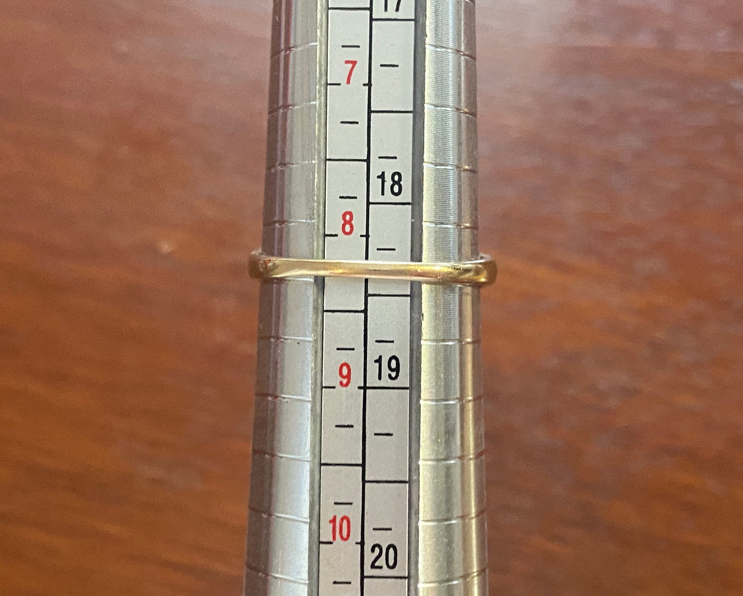 14k Yellow Gold 2 Rows Graduating Size .80ctw Diamond Band Ring Sz 8.25