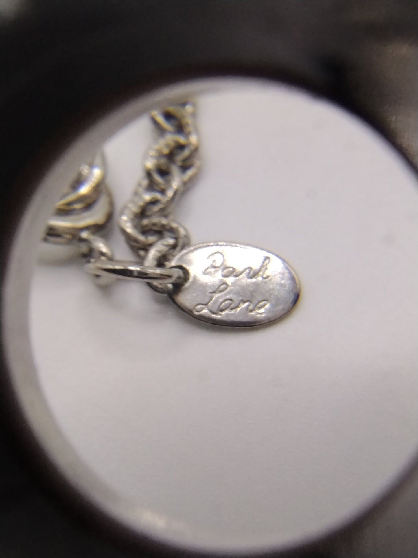 Vintage Signed Park Lane Silver Tone Opera Length Chain Necklace