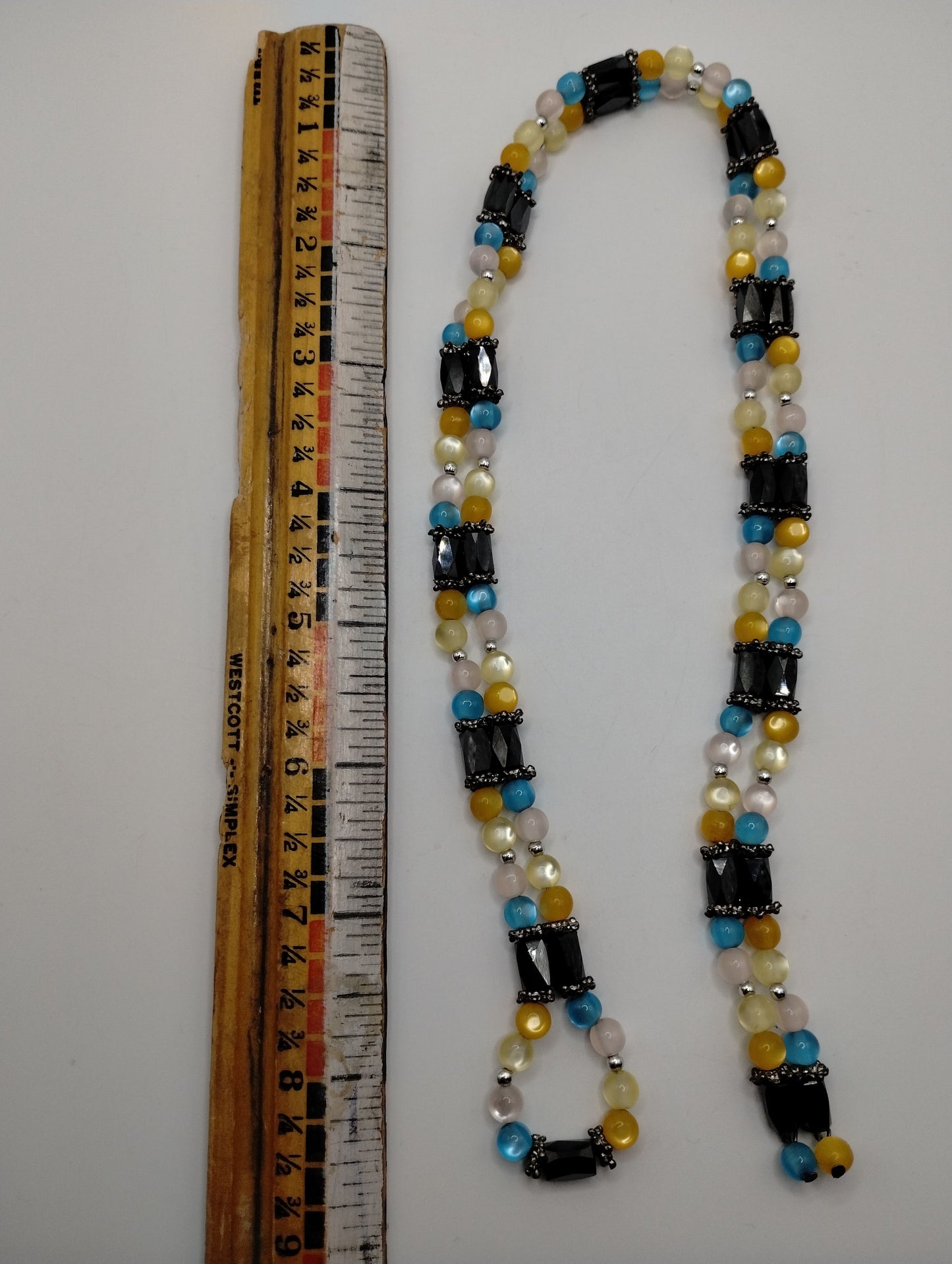 Magnetic Bead Hematite Multicolor Pastel Bracelet Necklace
