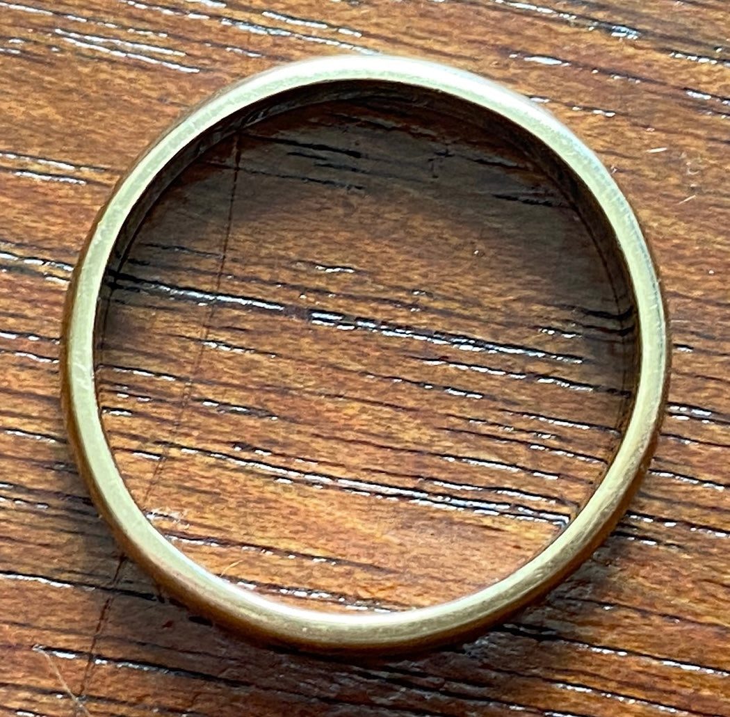 Vintage 14k Yellow Gold Starburst Design Band Sz 6.75