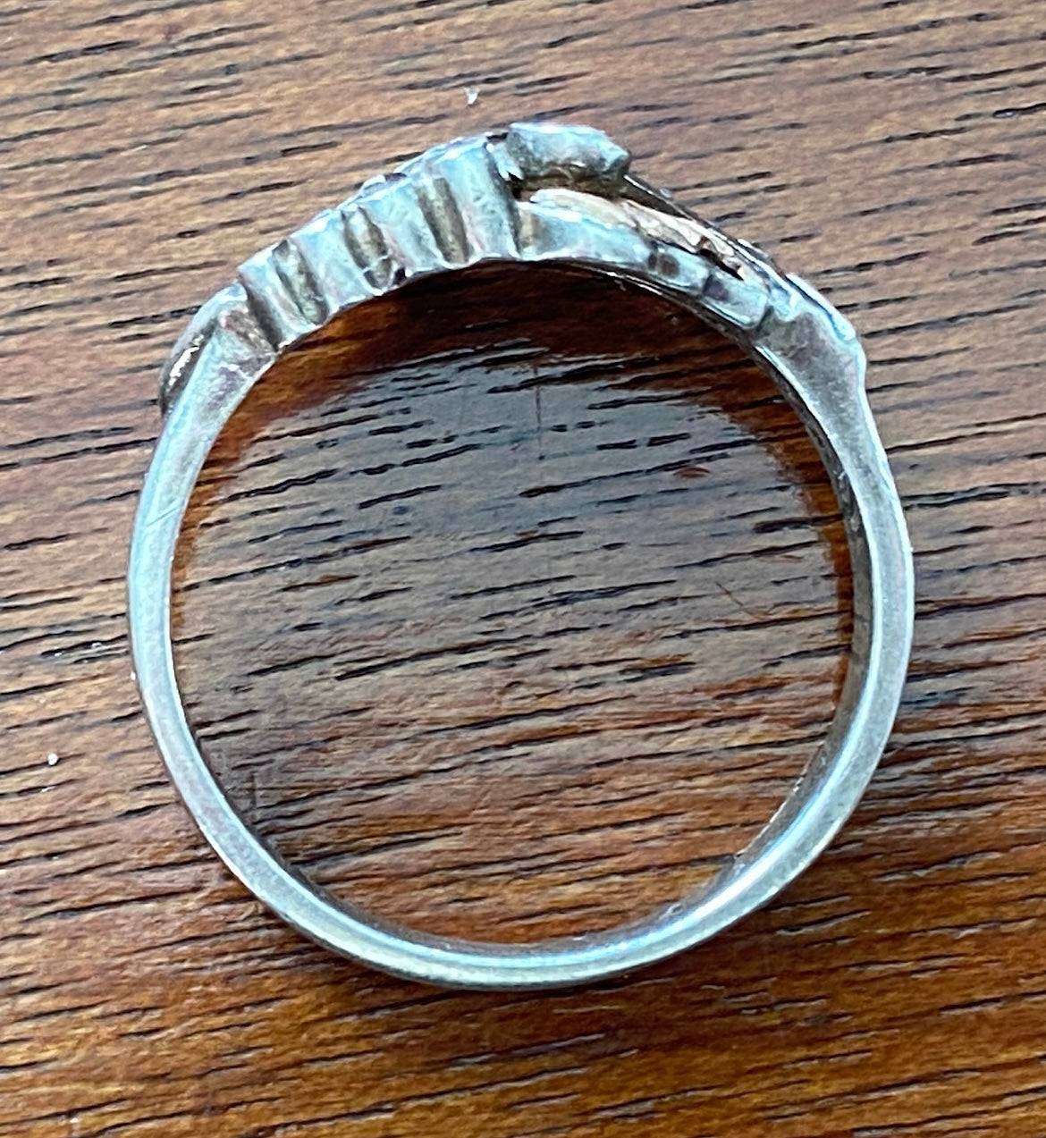 Black Hills Gold Sterling Silver 12k Gold Leaves Ring Sz 7