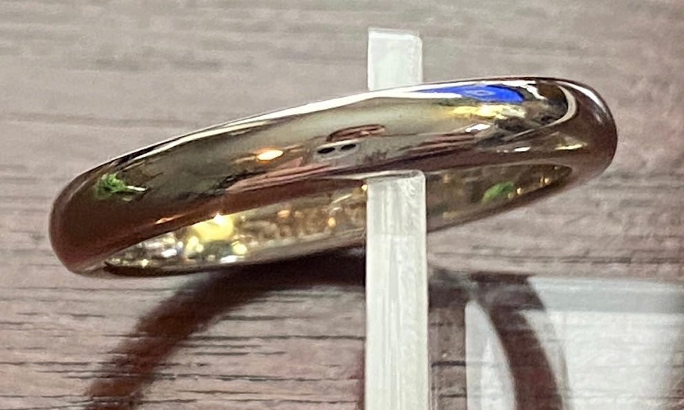 Sterling Silver 925 Wedding Band Ring Sz 8