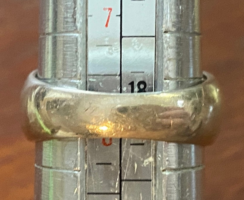 Sterling Silver 925 Wide Woven Knot Band Ring Sz 7.75