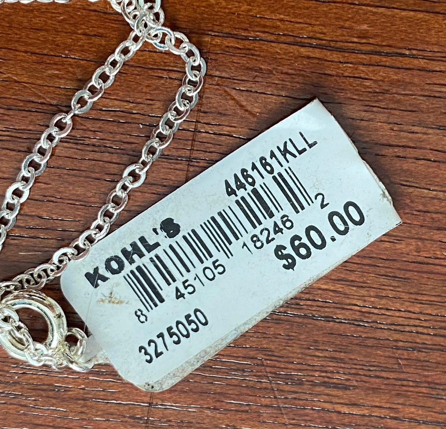 Fine Silver Plated 18" Long Pendant Heart Necklace Daughter