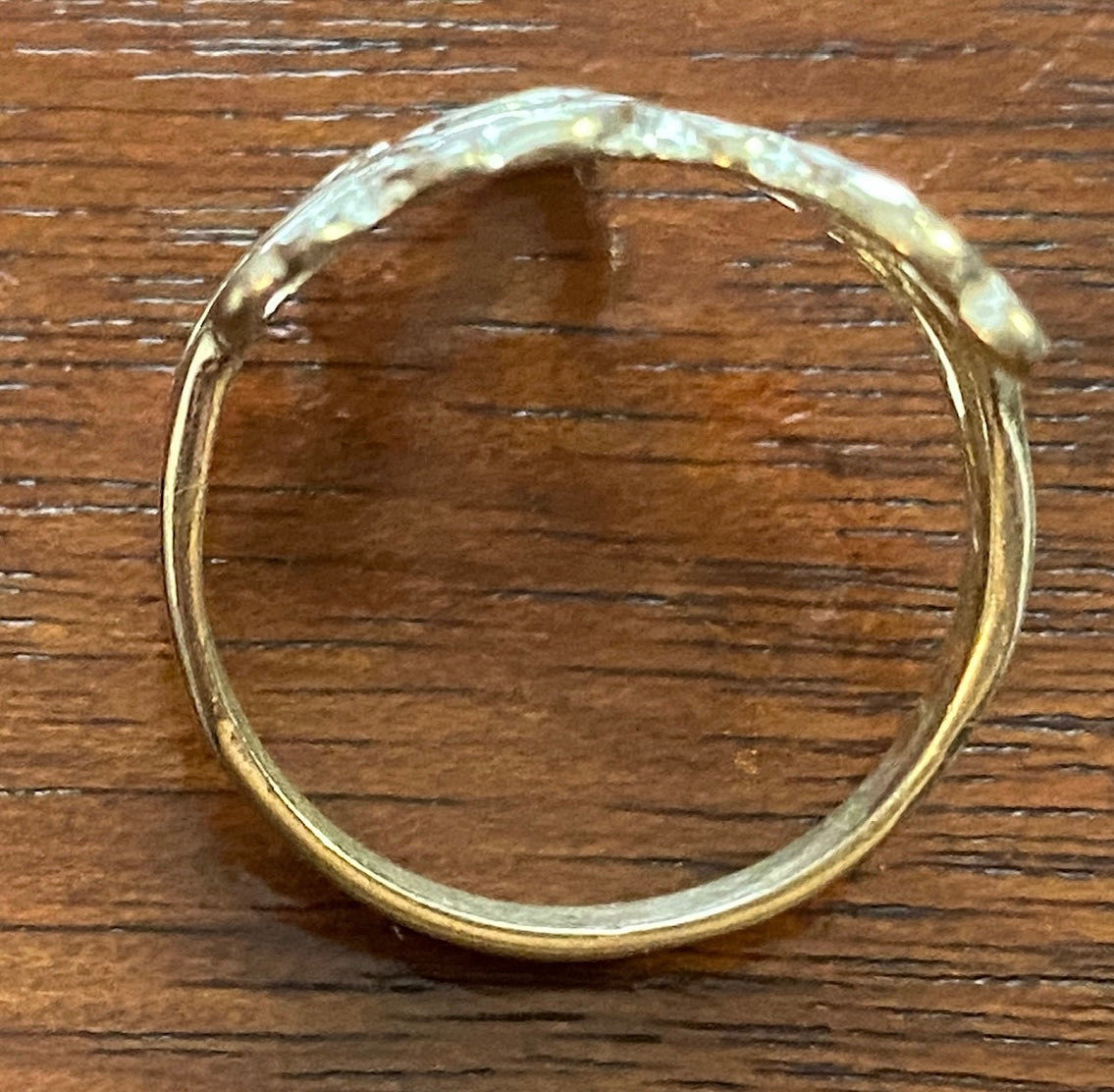 Sterling Silver 925 Butterfly Open Work Ring Sz 8