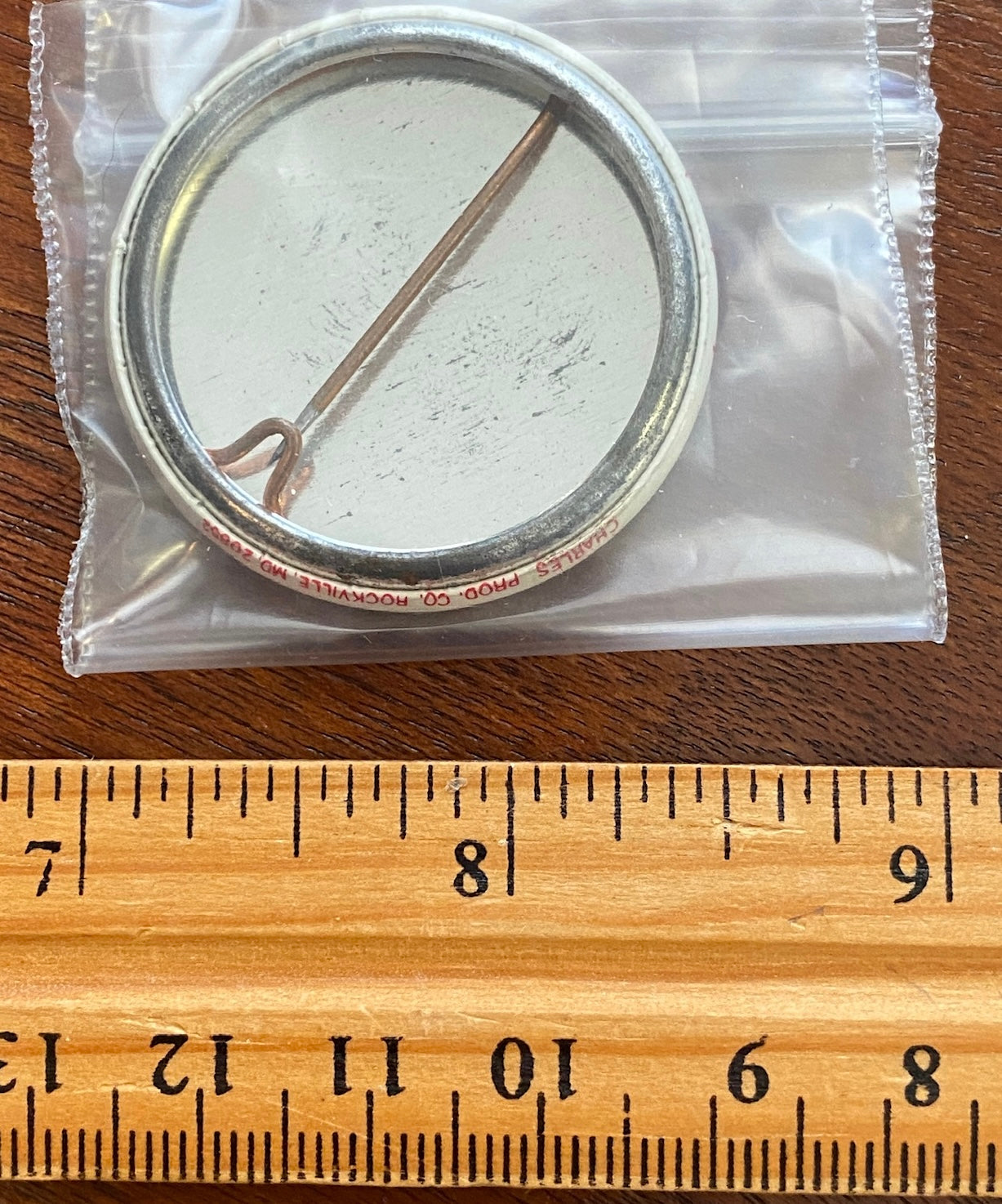 Vintage Rock Island Railroad Souvenir Button Pin