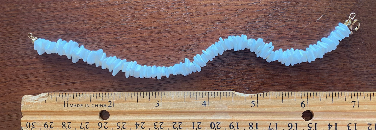 White Puka Shell Bracelet