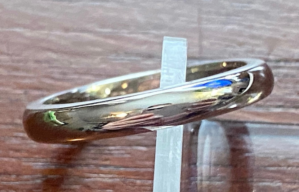 Sterling Silver 925 Wedding Band Ring Sz 8