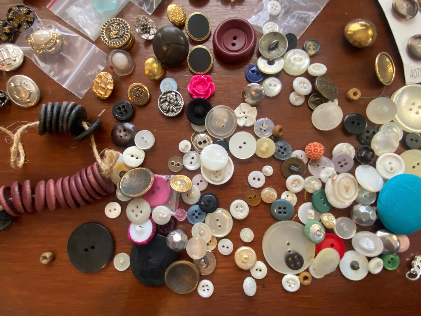 Huge Vintage to Now Buttons Button Covers Lot Lyre Faux Pearl Rhinestone