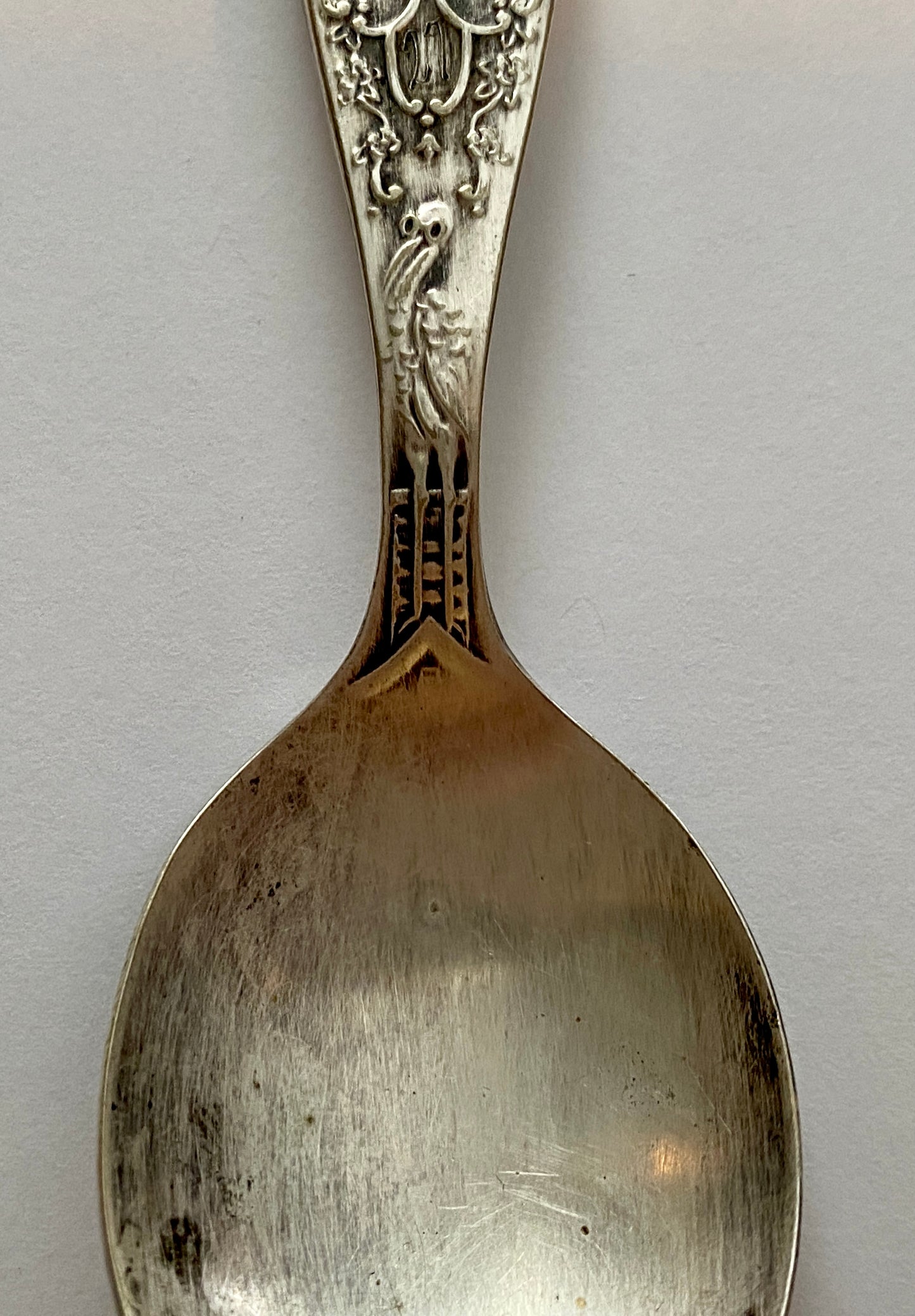 WM Rogers International Silver Birth of Record Baby Spoon 'Gwen'