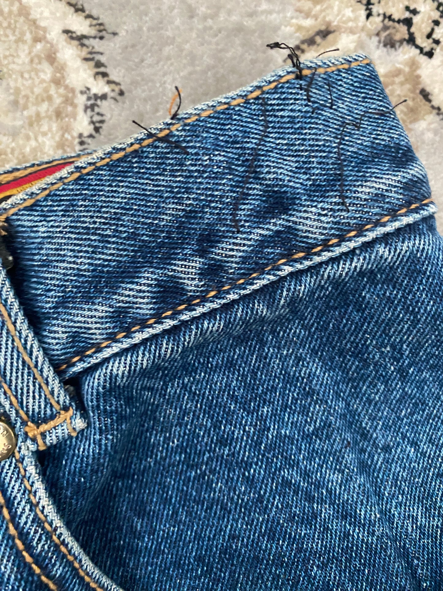 Vintage Lawman Western Rodeo Stud High Rise Jeans Sz 11 Cowboy