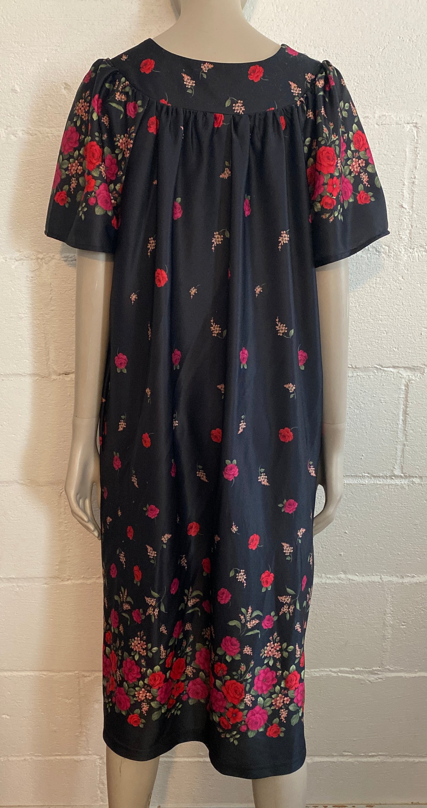 Vintage Anthony Richards Muu Muu House Night Dress Floral Pattern