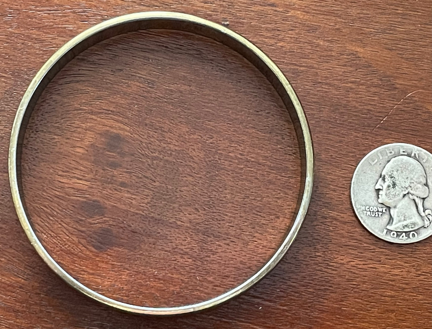 Metel Black Enamel Bangle Bracelet